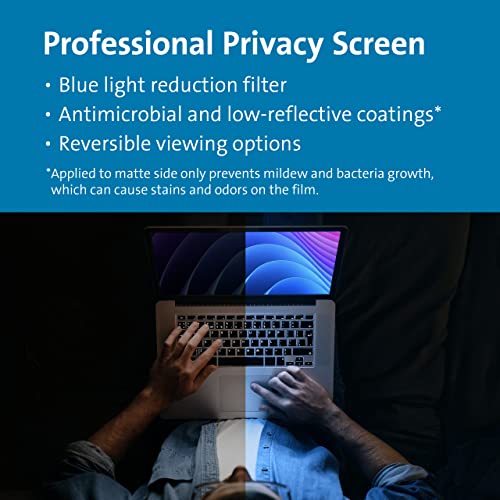 Image of Saco 14 Inch Privacy Filter Screen Guard Compatible for HP Pavilion 14,Acer Aspire 14,Lenovo Ideapad 14,Thinkpad 14,ThinkBook 14, Asus Vivobook 14, Dell 14, MSI 14 Inch Laptop [16:9 Ratio]