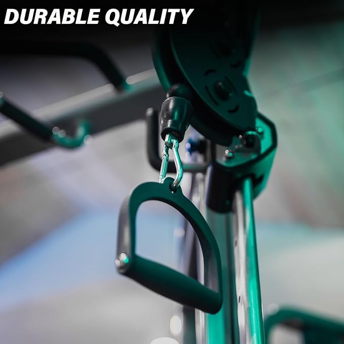 Paquete de 4 mosquetones de gancho de resorte de 3.15 pulgadas, accesorios de máquina de cable para gimnasio en casa, máquina de ejercicio, clip de acero resistente para fitness al aire libre