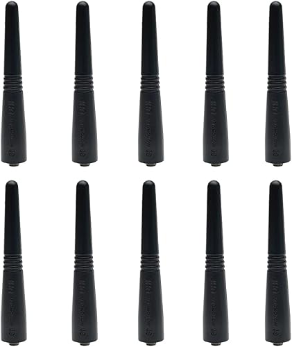 BVMAG UHF Antenna Stubby Short Antenna Compatible for Motorola HT750 HT1250 HT1550 CP200D CP200 PR400 EX500 EX600 CP040 10Pack