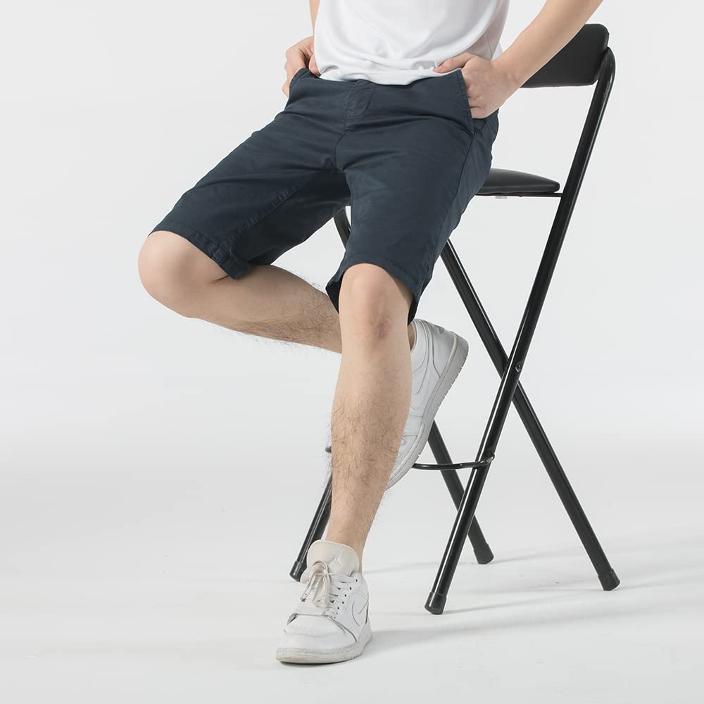 TONY BACKER Pantaloncini Corti Uomo Chino Bermuda Tinta Unita Cotone 1633