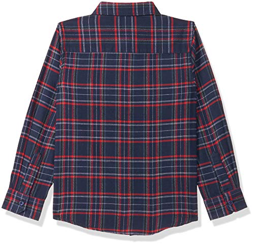 Image of Amazon Brand - Jam & Honey Boys 100% Cotton Printed Regular Fit Long Sleeve Shirt
