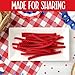 RedVines Red Licorice Bulk, 3 Pack, Original Red Licorice Twists, Soft and Chewy Licorice Valentine's Candy Bulk, Fat Free, Raspberry Flavor, 4.5 oz Trays