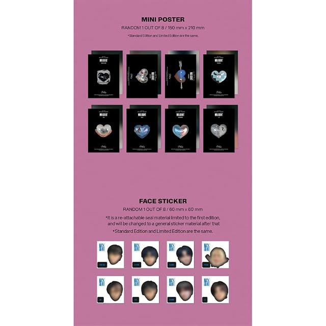 Foto 5 de 7 de Dreamus Stray Kids - MAXIDENT Edición estándar (ver. CORAZÓN), (JYPK1467)