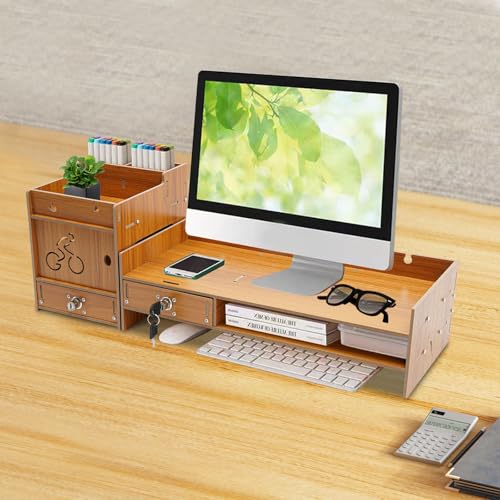 Base elevadora para monitor con almacenamiento ajustable miniatura 5