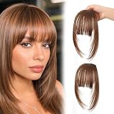 OPVYAEU Frange à Clip Cheveux Naturels   Postiche Facile à Porter pour Femmes, Idéal pour Quotidien, Soirées, Cosplay et Changer de Style Rapidement