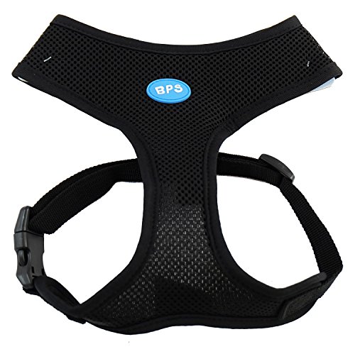 BPS® Harnais pour chiens Plusieurs tailles au choix Pour chiens de petite, moyenne et grande taille Plusieurs coloris disponibles, Noir , XS