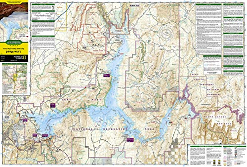 Lake Mead National Recreation Area Map (National Geographic Trails Illustrated Map, 204)