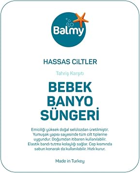 BALMY Bebek Banyo Süngeri