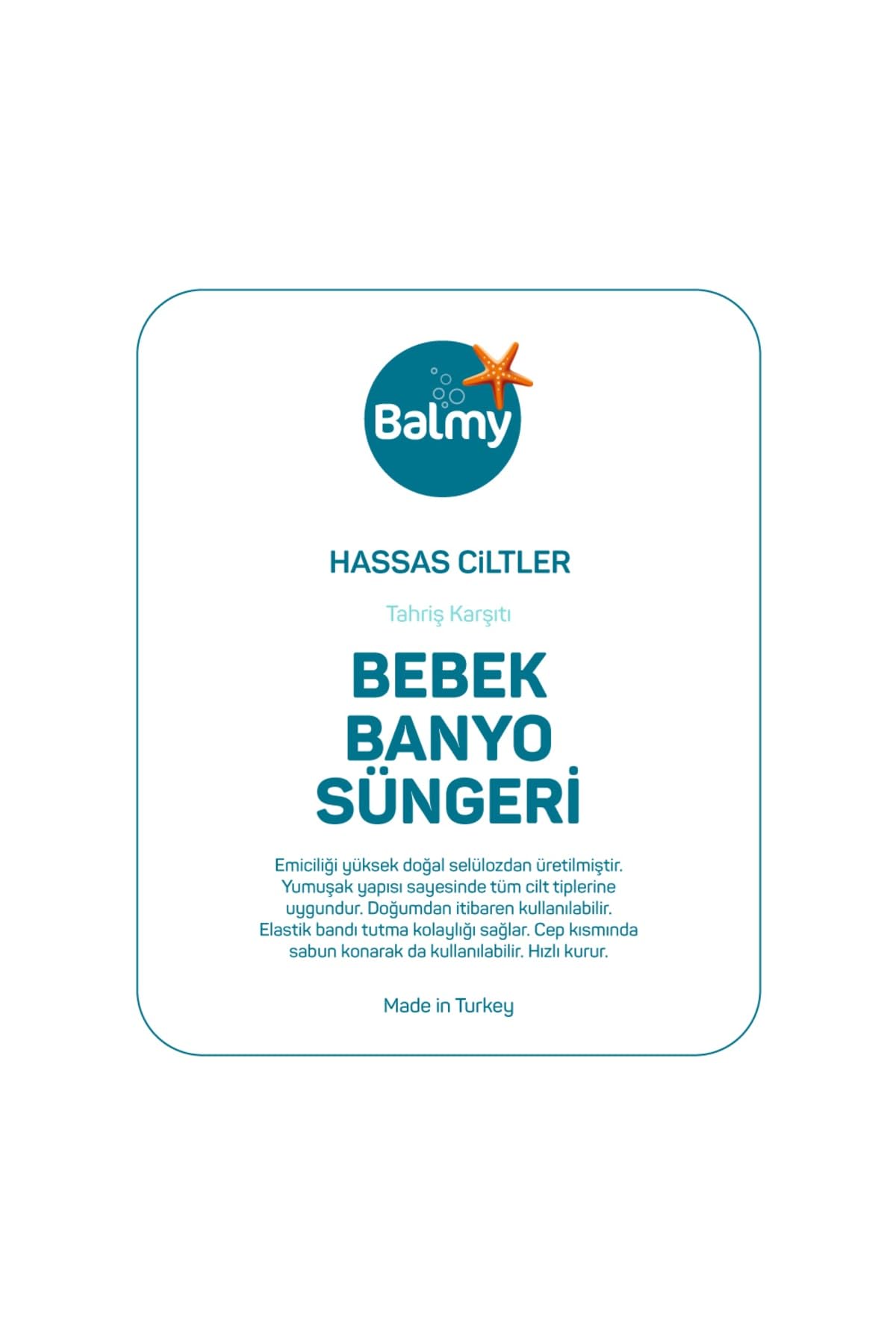 BALMY Bebek Banyo Süngeri