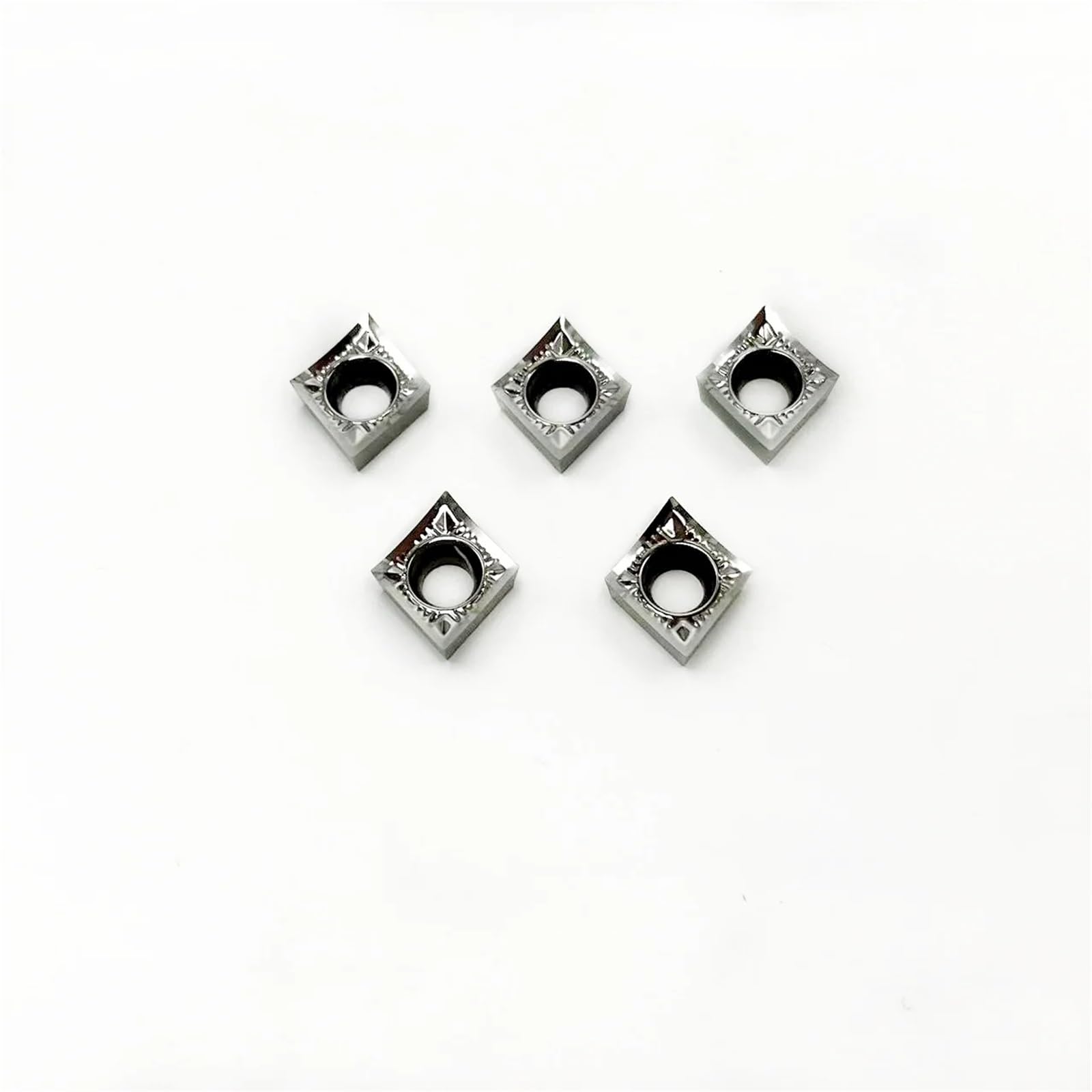 Herramienta De Torneado Corte Interno CNC Indexable Inserción Carburo Aluminio 10 Piezas(CCGT09T302 AK H01)