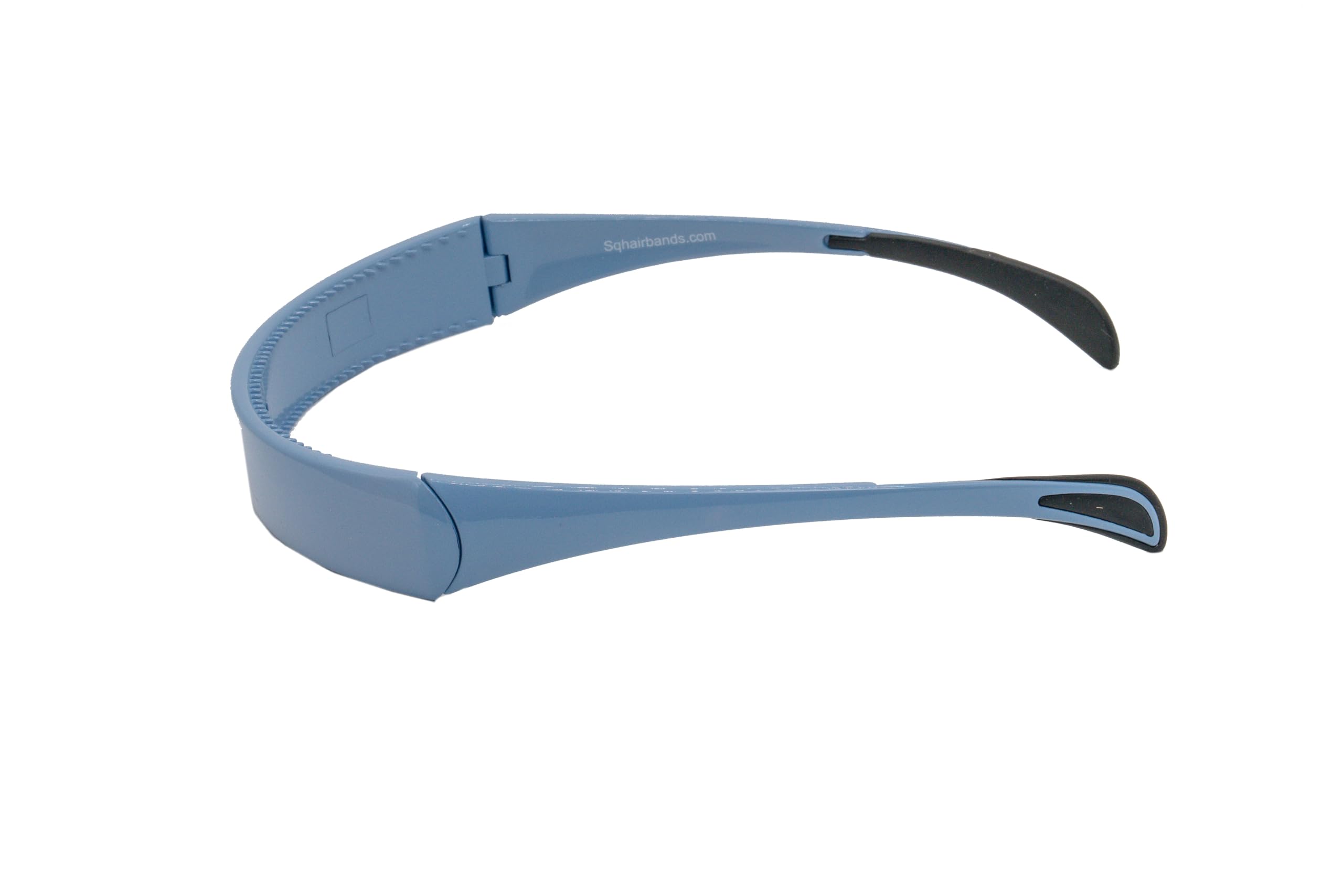 SqHair Hinged Headband fits like sunglasses providing lift and style without giving you a headache Band (Periwinkle-Crystals)