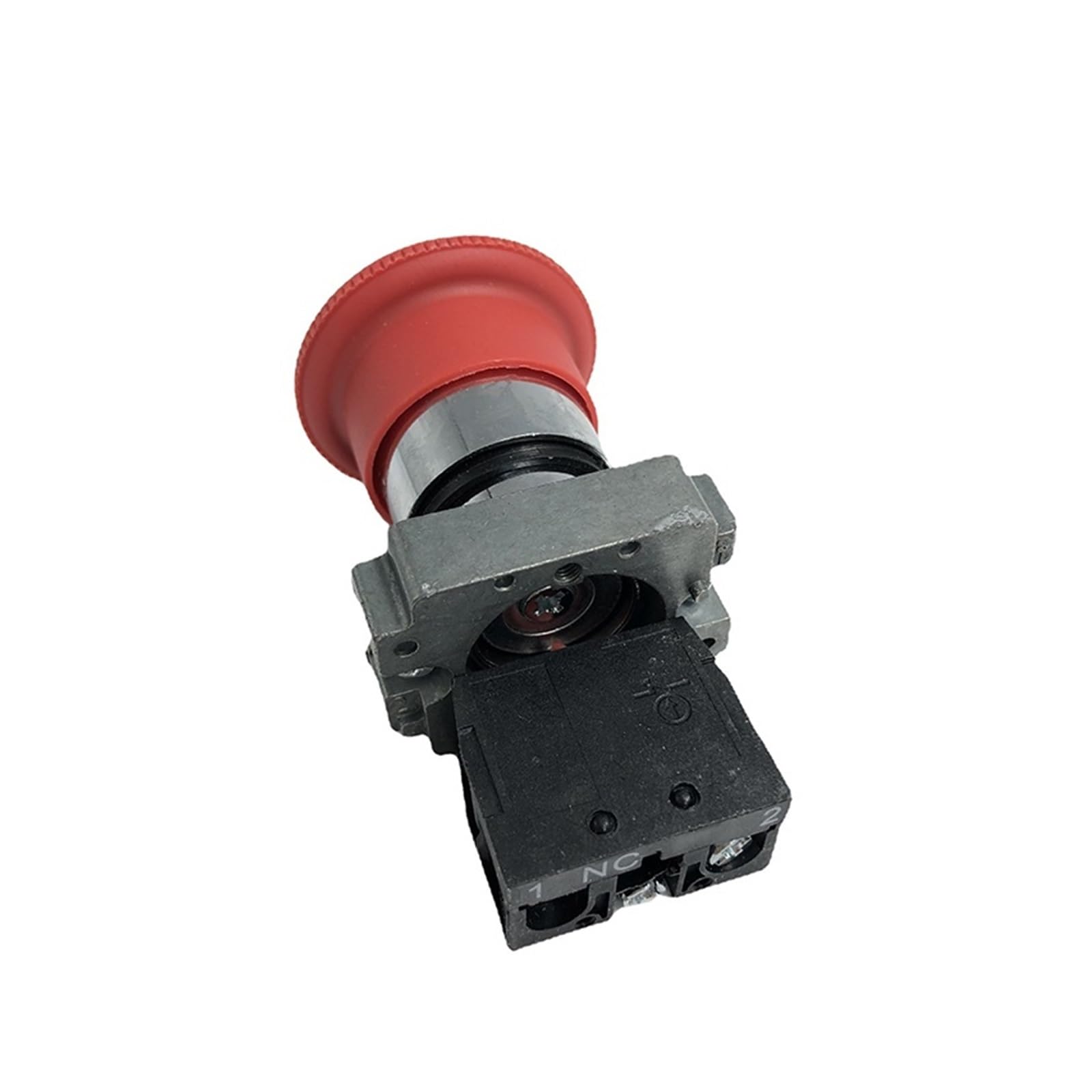 10A 22mm Red Round Power Emergency Stop Push Button Switch 1NC Normally Close XB2-BS542