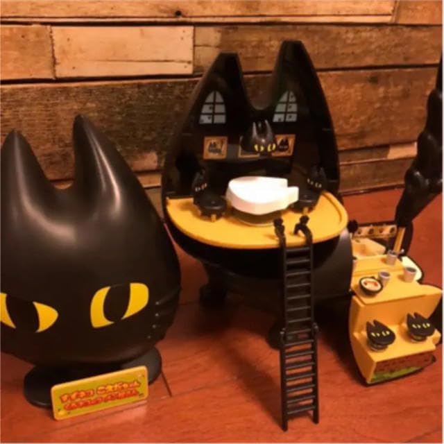 Amazon.co.jp: 明星 チャルメラ すずネコこえだちゃん くろネコ