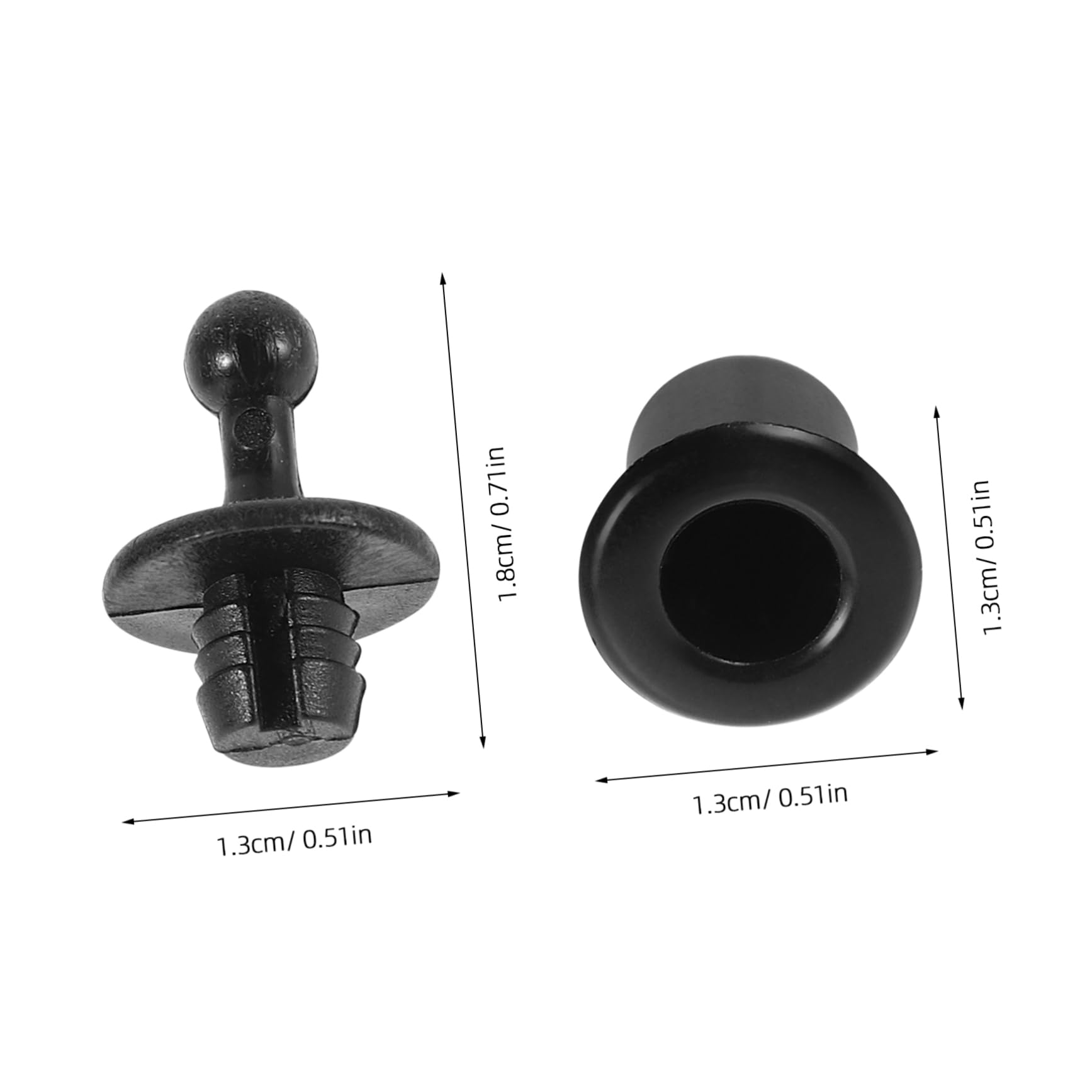 ULDIGI 20set Speaker Mesh Clips Acoustic Grille Holders for Speaker Grill Retainers Stylish and Stable Plastic Snap Buttons for Audio Projects