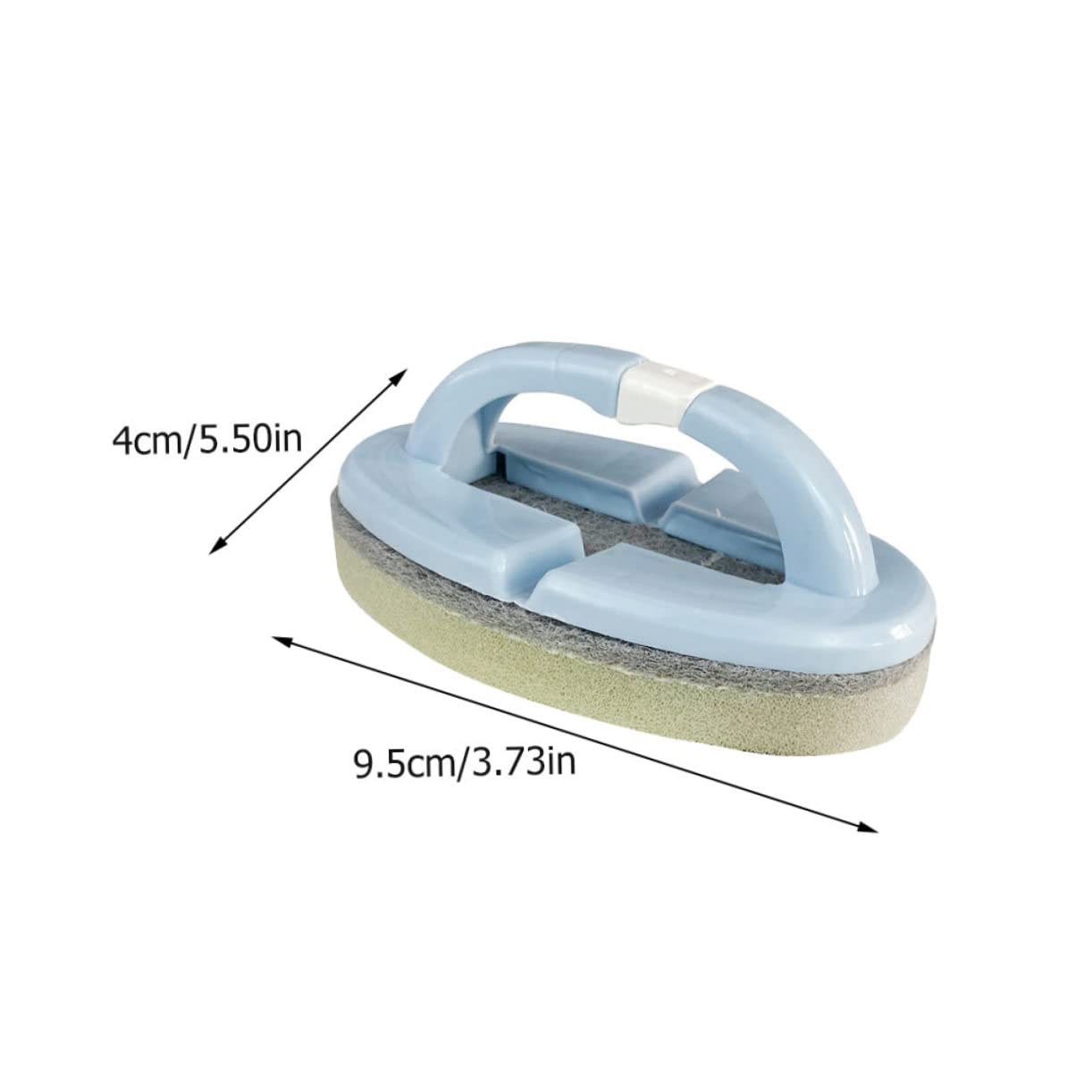 LIFKOME Swimming Pool Brush Set 3pcs Foldable Scrub Brush Handheld for Pool for Vinyl Liners Random Color