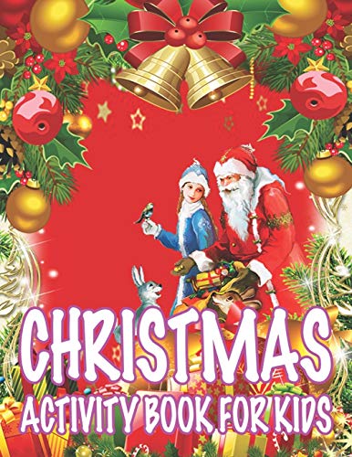 Christmas Activity book For Kids: Fun Children’s Christmas Gift or Present for Toddlers & Kids - 50 Beautiful Pages to Color with Santa Claus, Reindeer, Snowmen & More! image 3