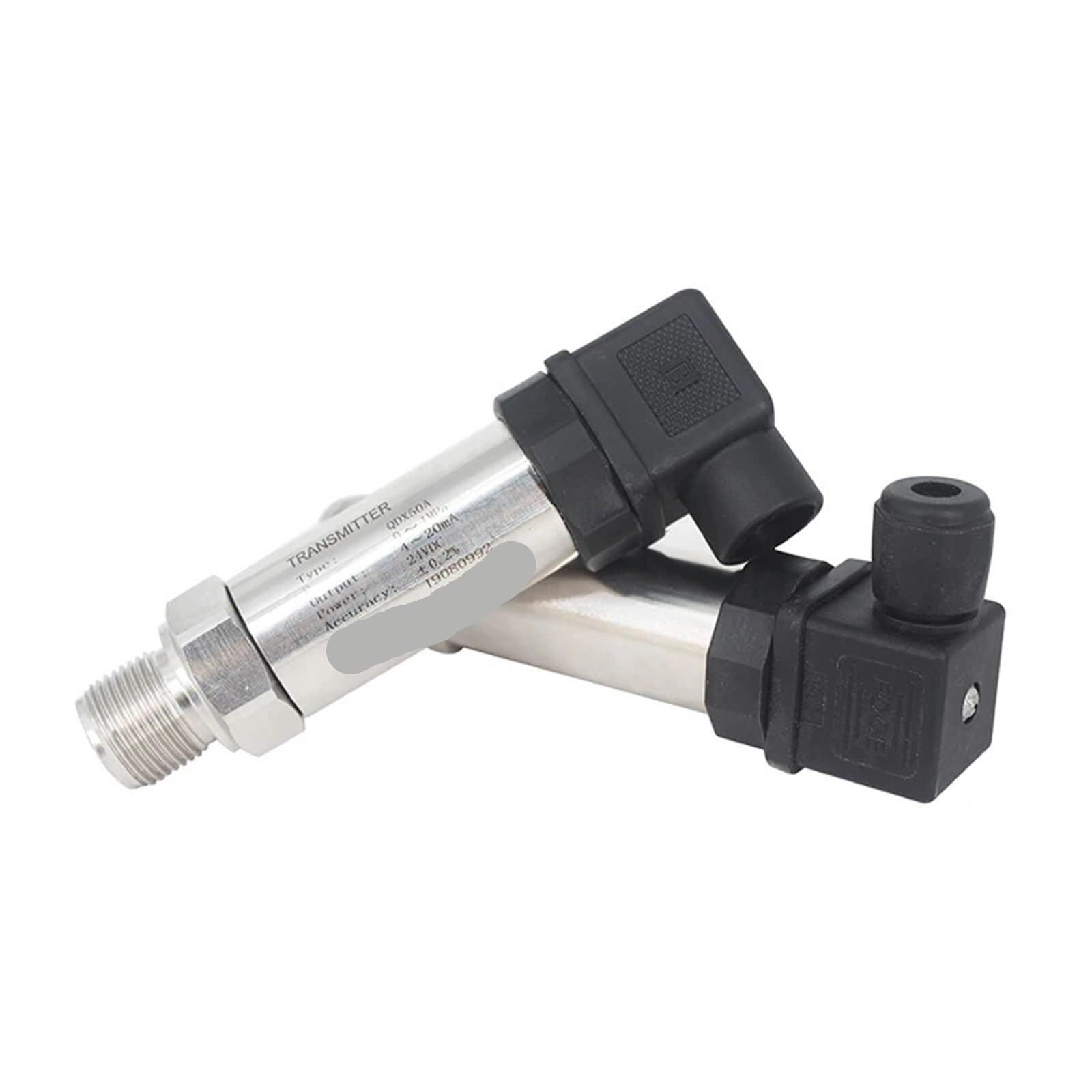 Transmisor de sensor de presión G1/2 de alta precisión, 12-36 V, 4-20 mA, 0-10 V, 0-600 bar, 60 MPa, acero inoxidable 304 for agua y aceite, 1 unidad(0-0.2Mpa RS485)