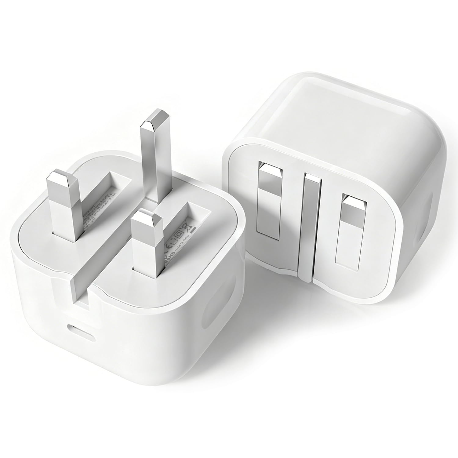 UGKENT USB C Plug for iPhone 17 16 Charger,New i 15 Type C Fast Charging Plug Adaptor UK 25W USBC Port Super Quick Charge Compatible with i Phone 17 Pro Max Air 16e 16 Plus 16 Pro Max 15 14 13 12 11 — view 8
