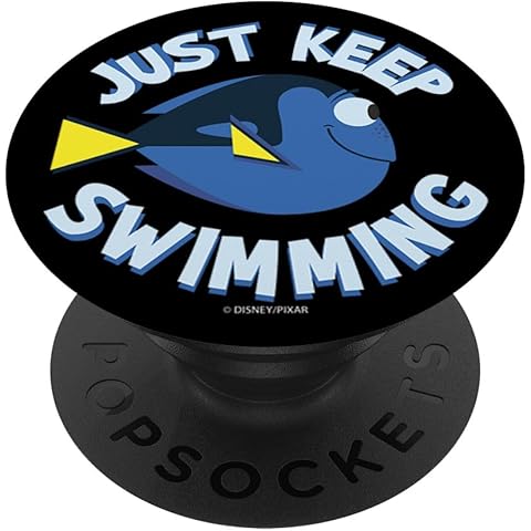 Disney Pixar Finding Dory Keep Swiming PopSockets Adhesive PopGrip
