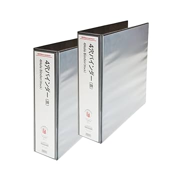 おまとめお取り置き Amazon | オフィスデポ バインダー ファイル 4穴バインダー 2冊
