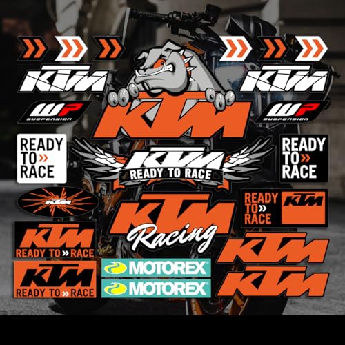 Adhesivos para Motocicletas, Pegatinas Reflectantes de Vinilo para KTM 390 790 890 990 Adventure 1290 Super Duke Ready To Race (FG 001A)