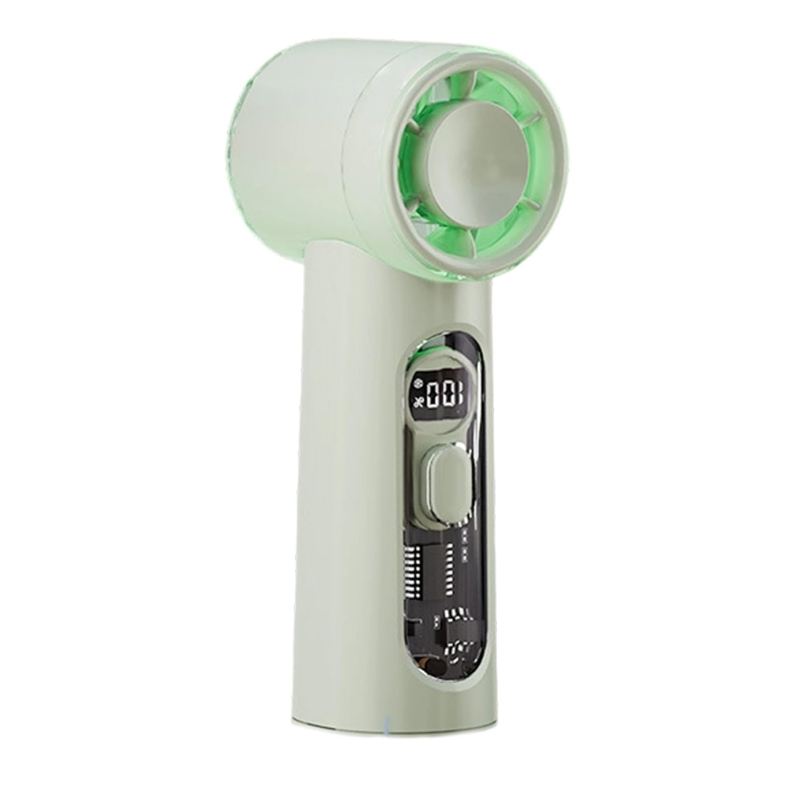 FROMCEO Noise Rechargeable Fan with 3000mAh Efficient Design for Travel and Home Comfort Usb Operated Fan with Led Lighting