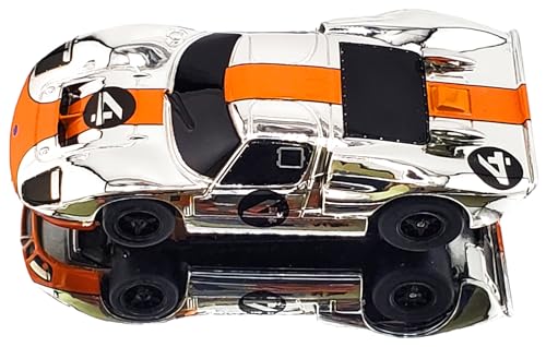 AFX Ford GT40 MKII #4 Mirror Chrome/Orange Edition miniatura 3
