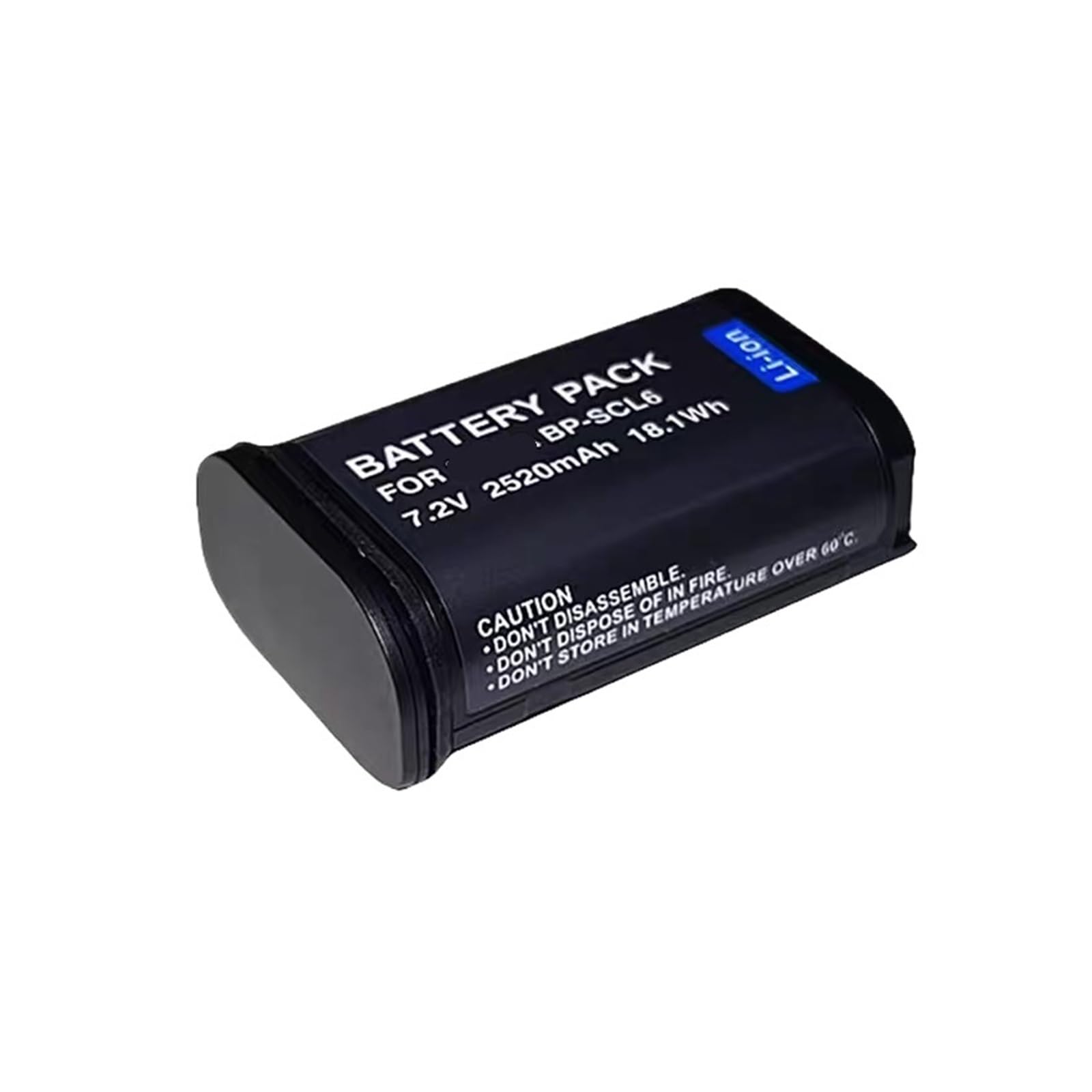 2520mAh BP-SCL6 Camera Replacement Battery - Compatible with Leica