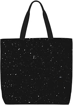 Amazon.com: Black Glitter Tote Bag For Women, Large Shoulder