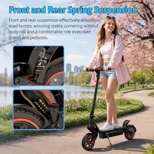 Image of Electric Scooter, 500W /750W Powerful Motor, 22 /25 MPH Top Speed & 23 /28 Miles Range, 9.3 inch /10 inch Tires, Foldable Commuter Scooter for Adults and Teens with Dual Braking,Cruise Control,APP Control