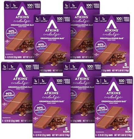 Atkins Endulge Crunchalicious Bar, 40 Count