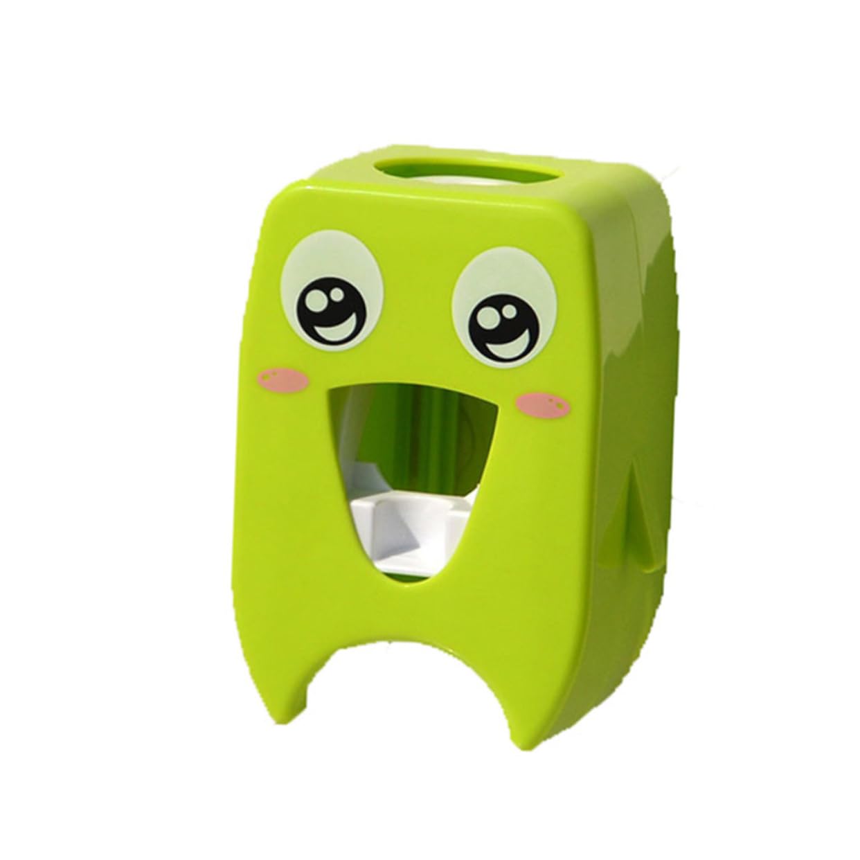 FOMIYES Wall Mounted Automatic Toothpaste Dispenser Cartoon Hands Toothpaste Squeezer for Green Pattern Automatic Toothpaste Squeezer for Bathroom Use