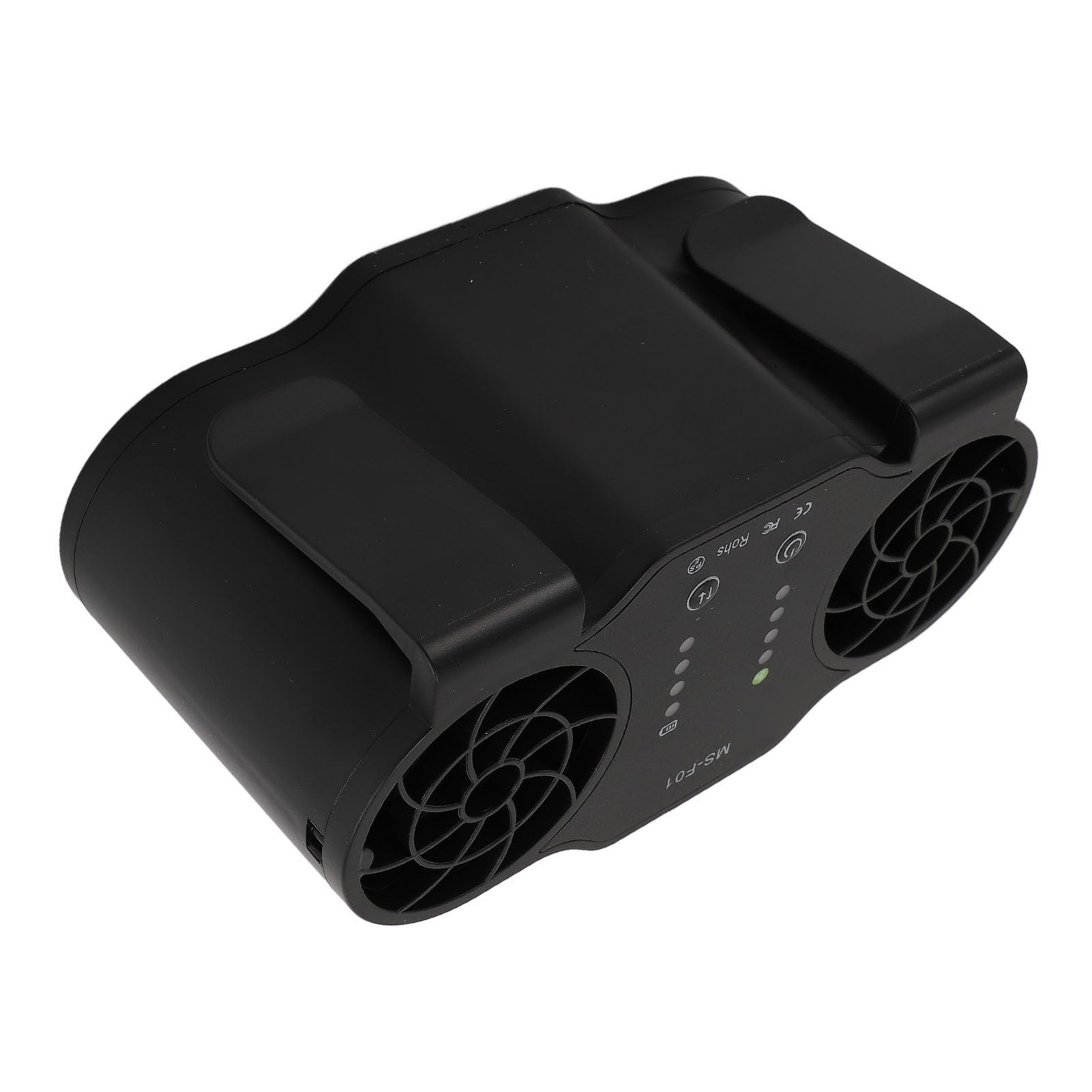 Ventilador de Cintura Portátil con Flujo de Aire Dual, Ventilador