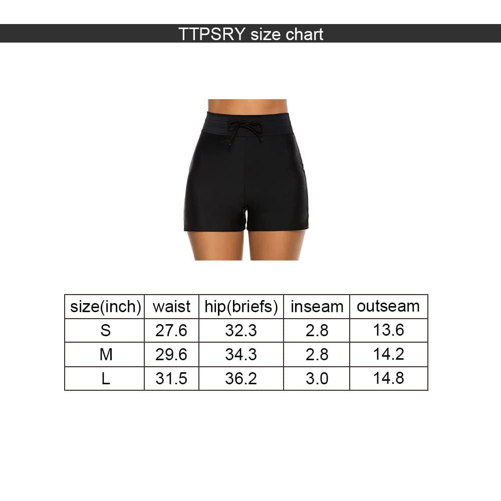 Damskie letnie spodnie bikini szorty kąpielowe z wysokim stanem szorty tankini krótkie spodenki kąpielowe