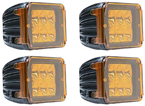 Industries 20193 Dually/D2 Amber Protective Polycarbonate Cover (4)