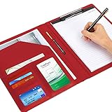 portafolio de negocios verdes 2017 Construcción de la Carpeta de Cuero para Conferencias: 4 ranuras para tarjetas + 2 bolsas de material de diferentes tamaños + 1x ranura para tarjetas de trabajo + 1x ranura para bolígrafo + 1x cuaderno A4 (30 páginas).