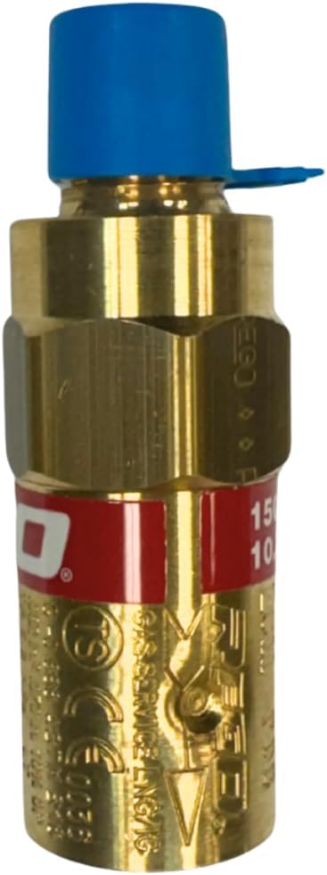 Rego 1/4" Relief Valve | Brass Material | 275 PSI | for Gas and Cryogenic Services | Tamper Resistant | Oxygen Service per CGA G-4.1 | Primarily Designed for Vapor Line Safety Applications