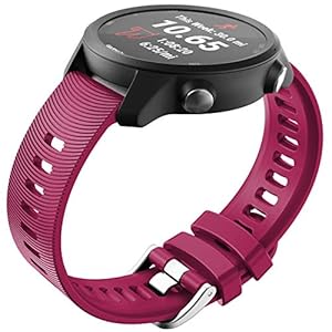 Notocity Pasek Silikonowy Garmin Forerunner 645 Fuksja