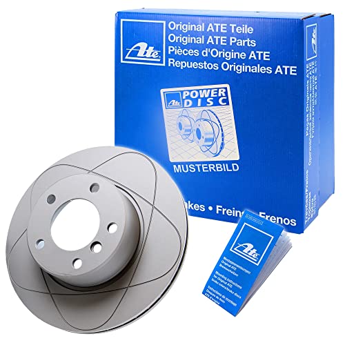 ATE 2x Disque de frein Power Disc essieu arrière ventilé 24.0319-0107.1 Compatible avec: BMW 3, 3, 3 Cabriolet, 3 Cabriolet, 3 Compact, 3 Coupe, 3 Coupe, 3...