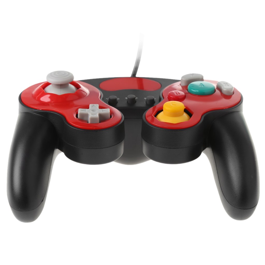 goodluxx Joystick palmare cablato Controller per Gamepad per Game Cube Wii NGC Console Controller per Gamepad palmare per Game Cube Viola [Video Game] [Video Game]