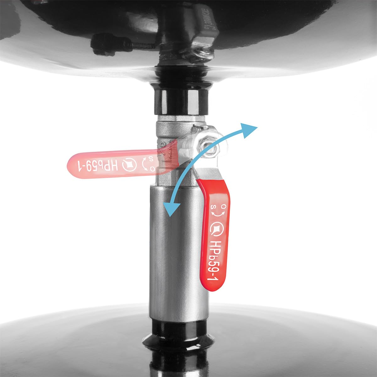 STAHLWERK Impianto di estrazione dell'olio – 80 litri di capacità, serbatoio di raccolta dell'olio e raccoglitore dell'olio usato, camion mobile con separatore olio, scaricatore dell'olio con camera
