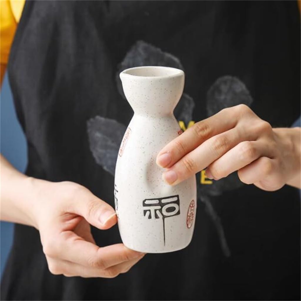 Japanese Sake Pot Ceramic Wine Set Warm Wine Hot Wine Pot Household Small White Wine Cup Shoju Pot