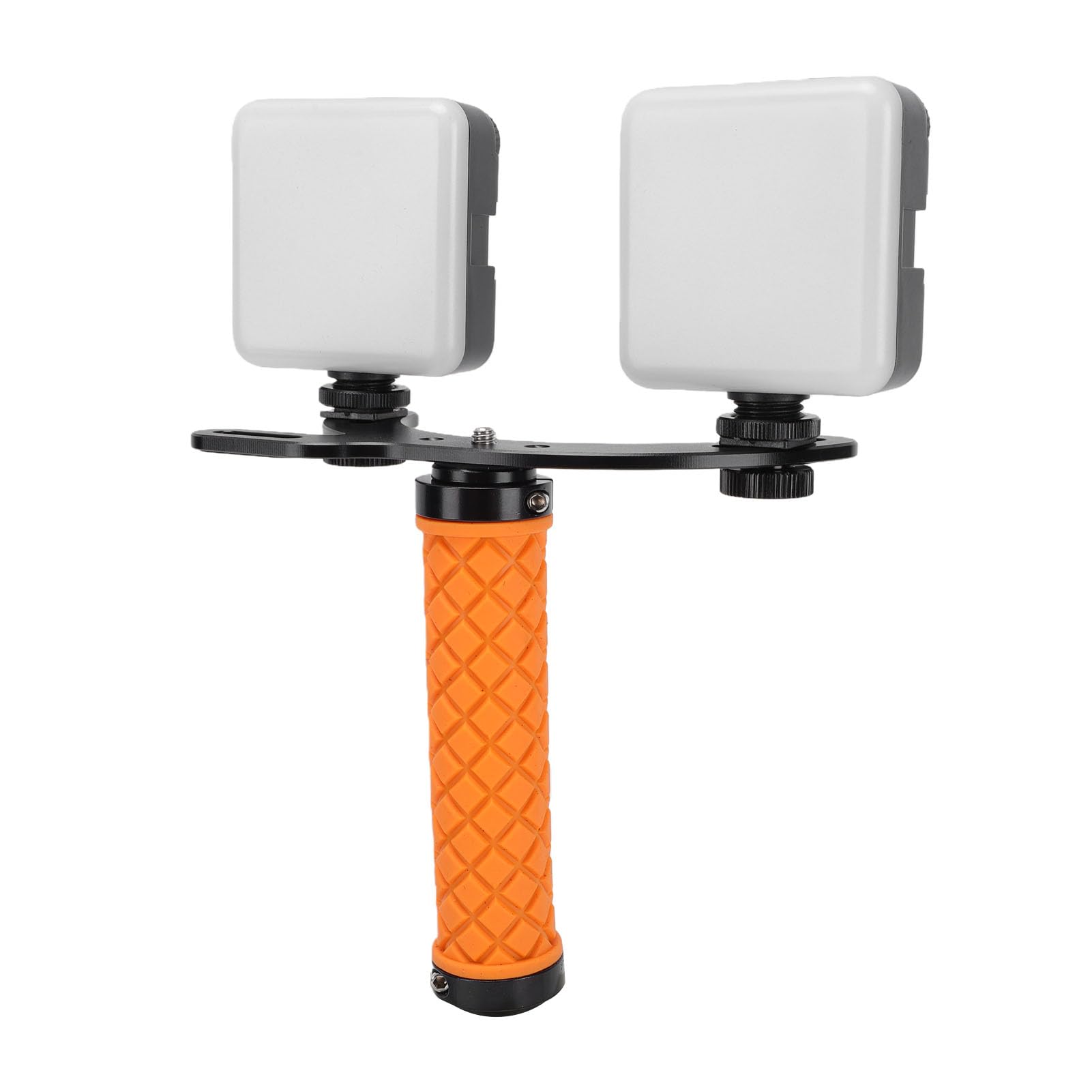 Dimmable 2PCS Video Light with Stand and Phone Clip, Compact Selfie