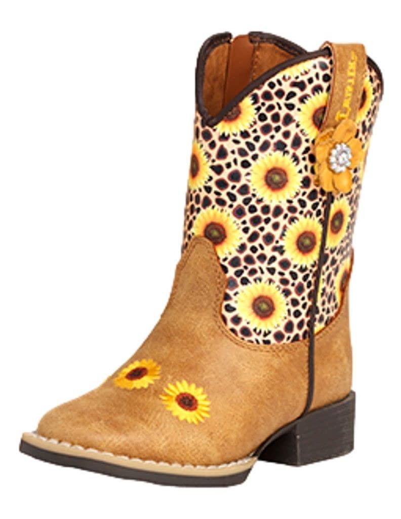 TW?STER Girl's Sunnie Style Toddler Boot (Tan, Size 07)