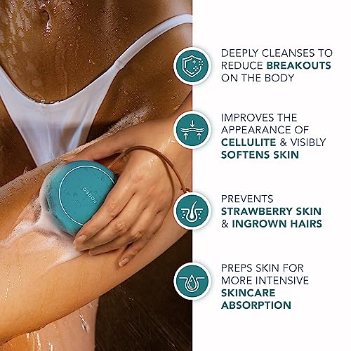 FOREO LUNA 4 body Evergreen, Massage Body Brush, Whole Body Cleanser & Exfoliator, Exfoliating Body Scrubber - Image 4