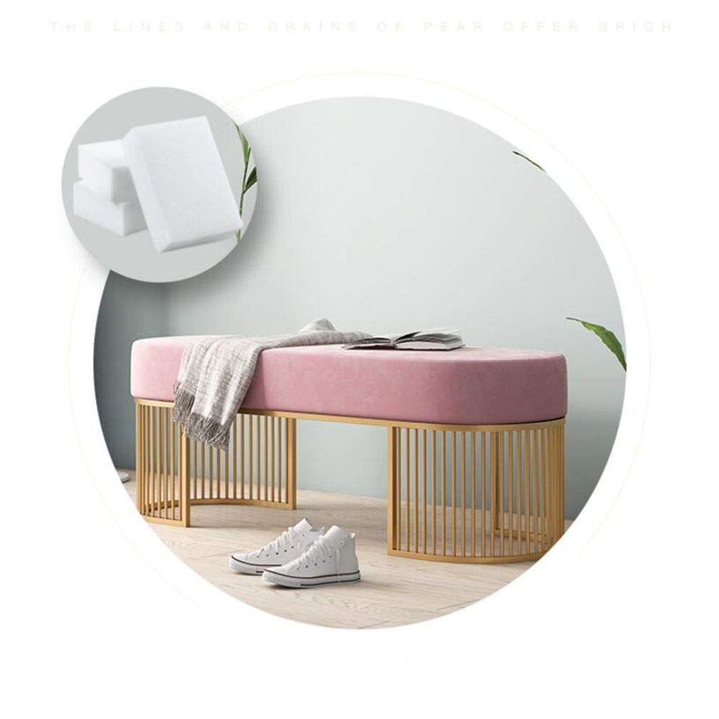 Tabouret ottomans tabouret de canapé 80cm pour salon et entrée moderne