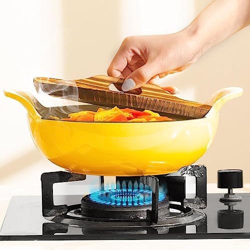 Wok de hierro fundido esmaltado Joyful Cook miniatura 6