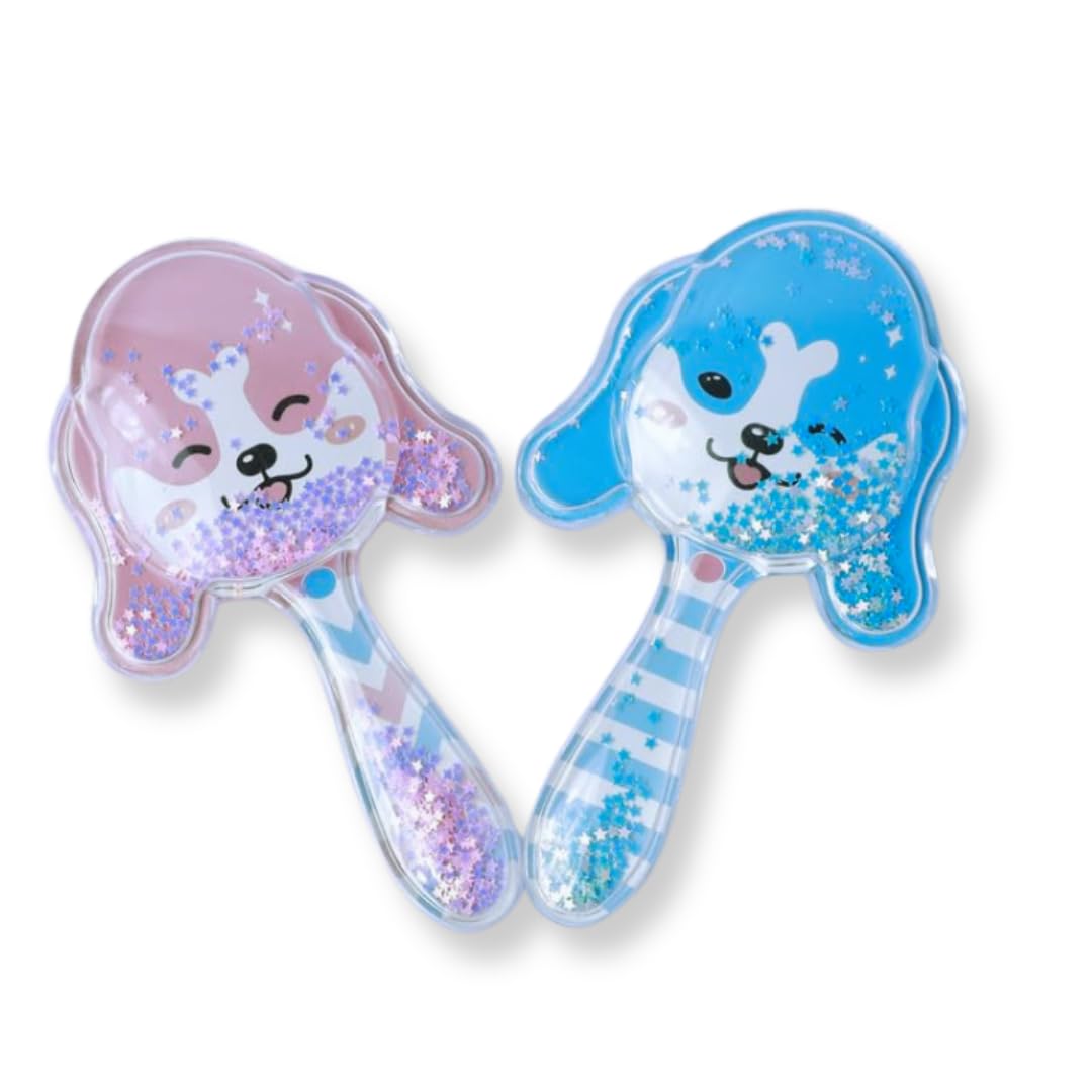 Beutifly Cute & Latest Unicorn Imported Novelty Glittery Dog Brush Detangler Paddle Cushion Antistatic Hair Loss Massage Hairbrush 3D Unicorn Kids Hair Brush/Hair Comb (Multicolour) (B0D845JSKT) Amazon Price History, Amazon Price Tracker
