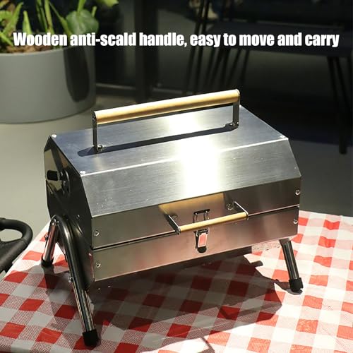 Barreau en acier inoxydable de qualité supérieure pour barbecue de camping robuste - 7