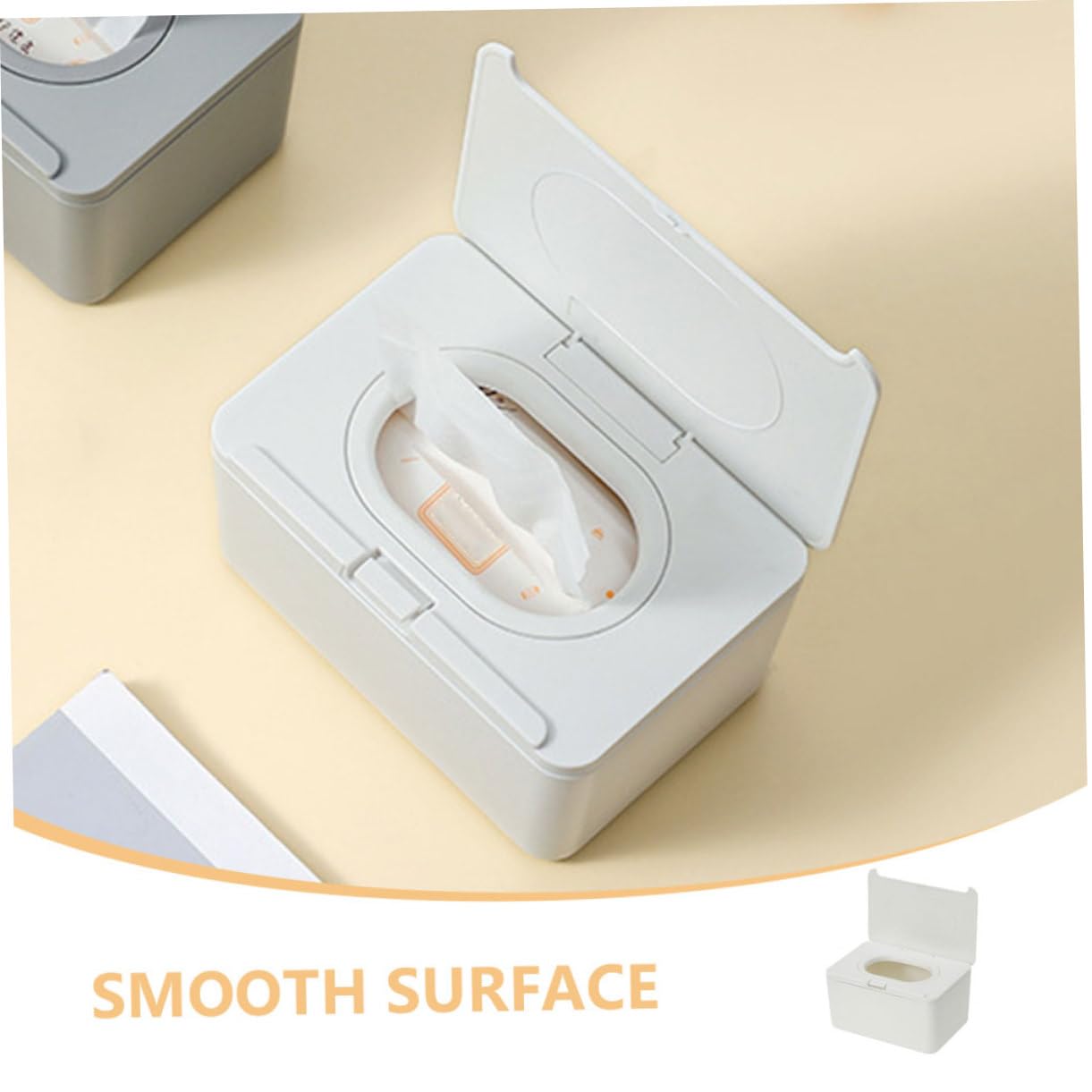 Abaodam 2pièces Lot De Distributeurs De Lingettes Rechargeables Boîtes Pour Voyage Facile à Utiliser Et Ranger